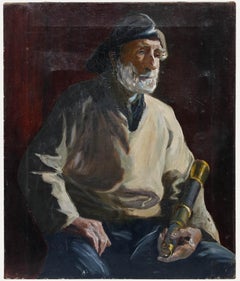Mid 20th Century Oil - Portrait of a Fisherman