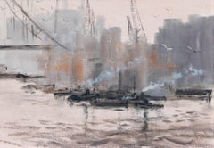 Mid 20th Century Oil - Thames Docklands