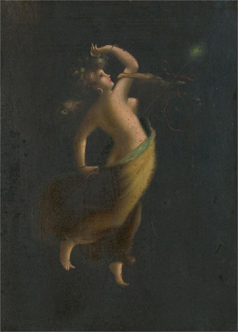 Mid 20th Century Oil - The Allegorical Dancer - Painting by Unknown