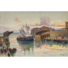 Mid 20th Century Oil - The Awaited Arrival