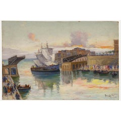 Öl aus der Mitte des 20. Jahrhunderts - Die erwartete Ankunft