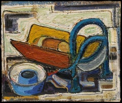 Mid 20th Century Oil - The Baker's Kitchen