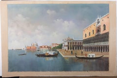 Mid 20th Century Oil - The Doge's Palace, Venice