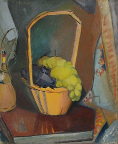 Mid 20th Century Oil - The Grape Basket