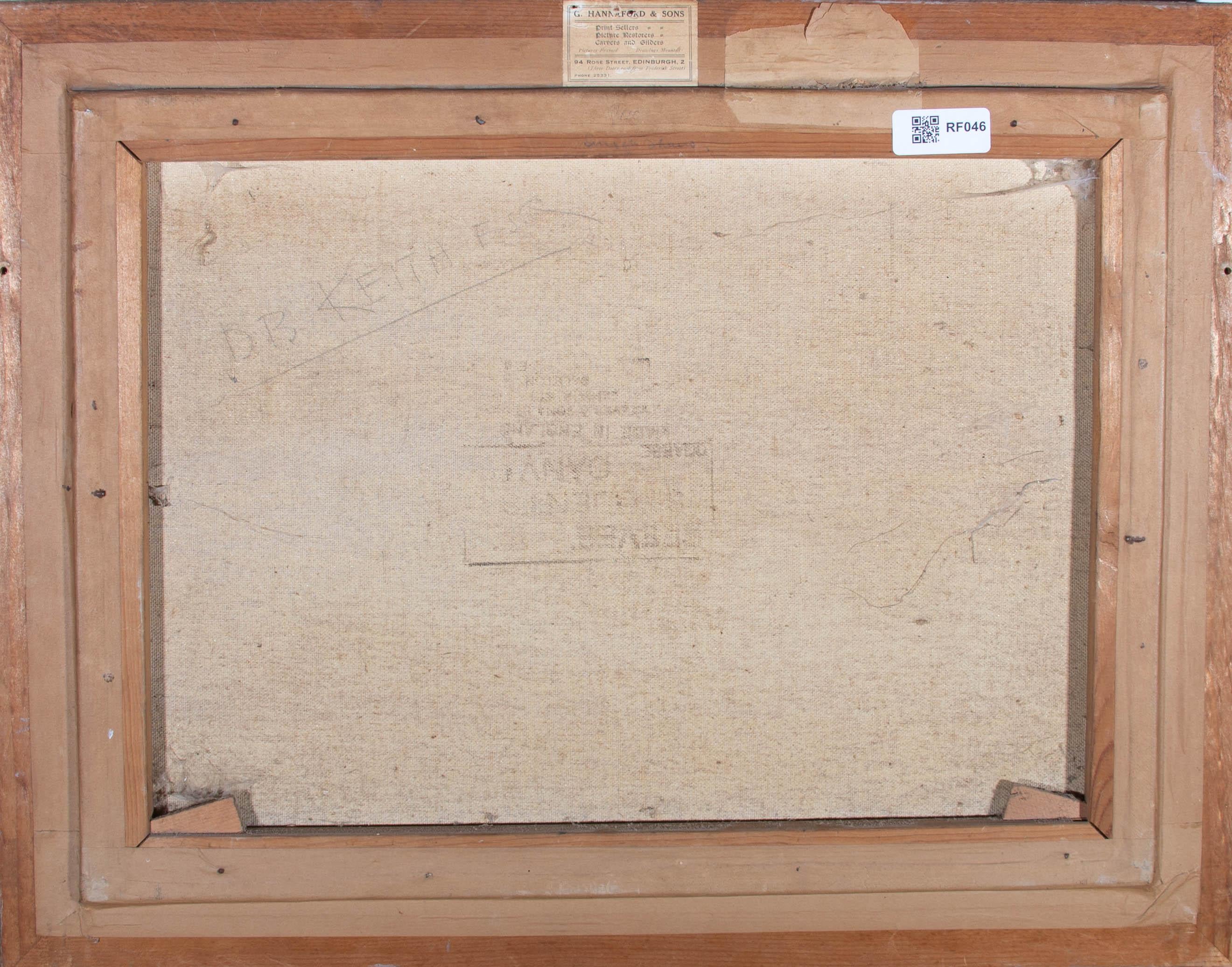 Mid 20th Century Oil - Town on the Estuary For Sale 1