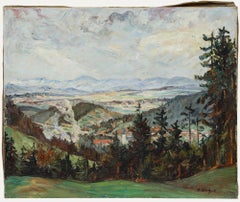 Mid 20th Century Oil - Valley Vista