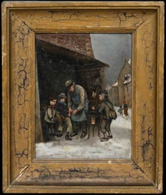 Mid 20th Century Oil - Winter Scene