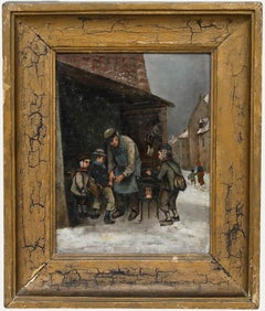 Mid 20th Century Oil - Winter Scene