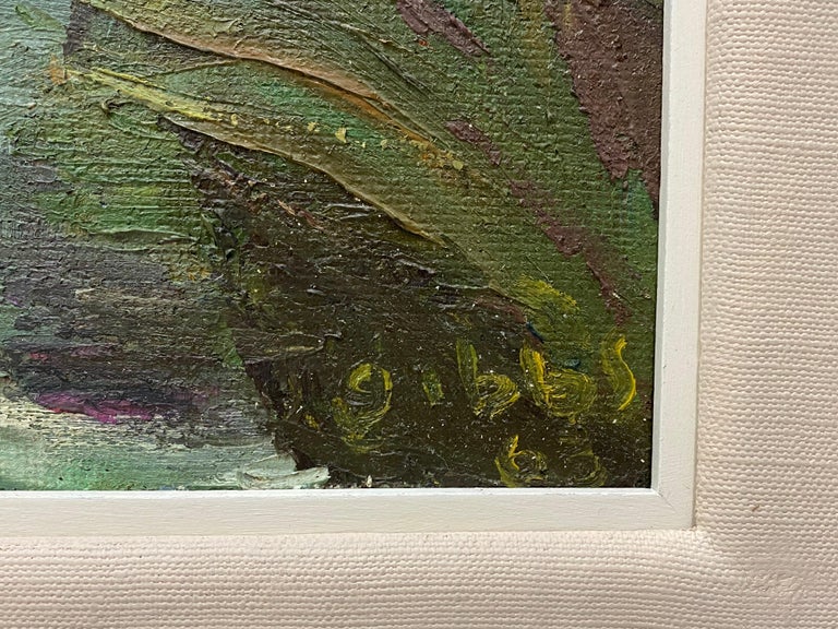 Mid Century Abstract Stream Painting by Gibbs C.1968 For Sale 1