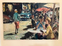 Berliner Café aus der Mitte des Jahrhunderts