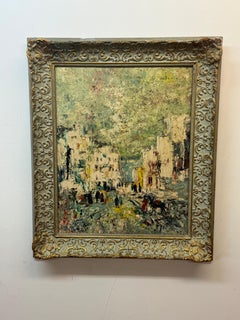 Mid-Century European Abstract Street Scene