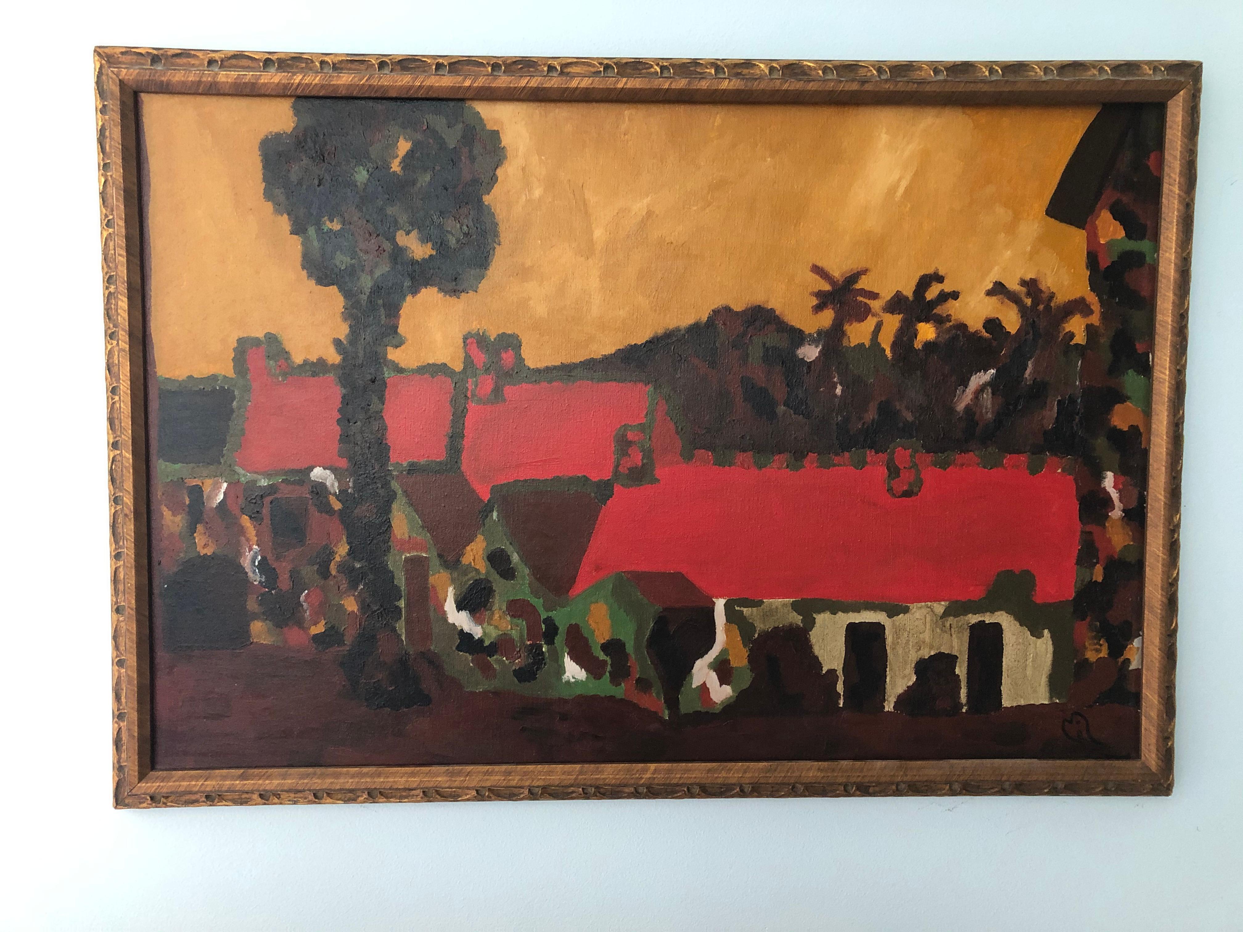 Mid Century Fauvist School - Painting by Unknown