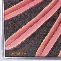 Mid Century Flower Painting by Dale McFeatters