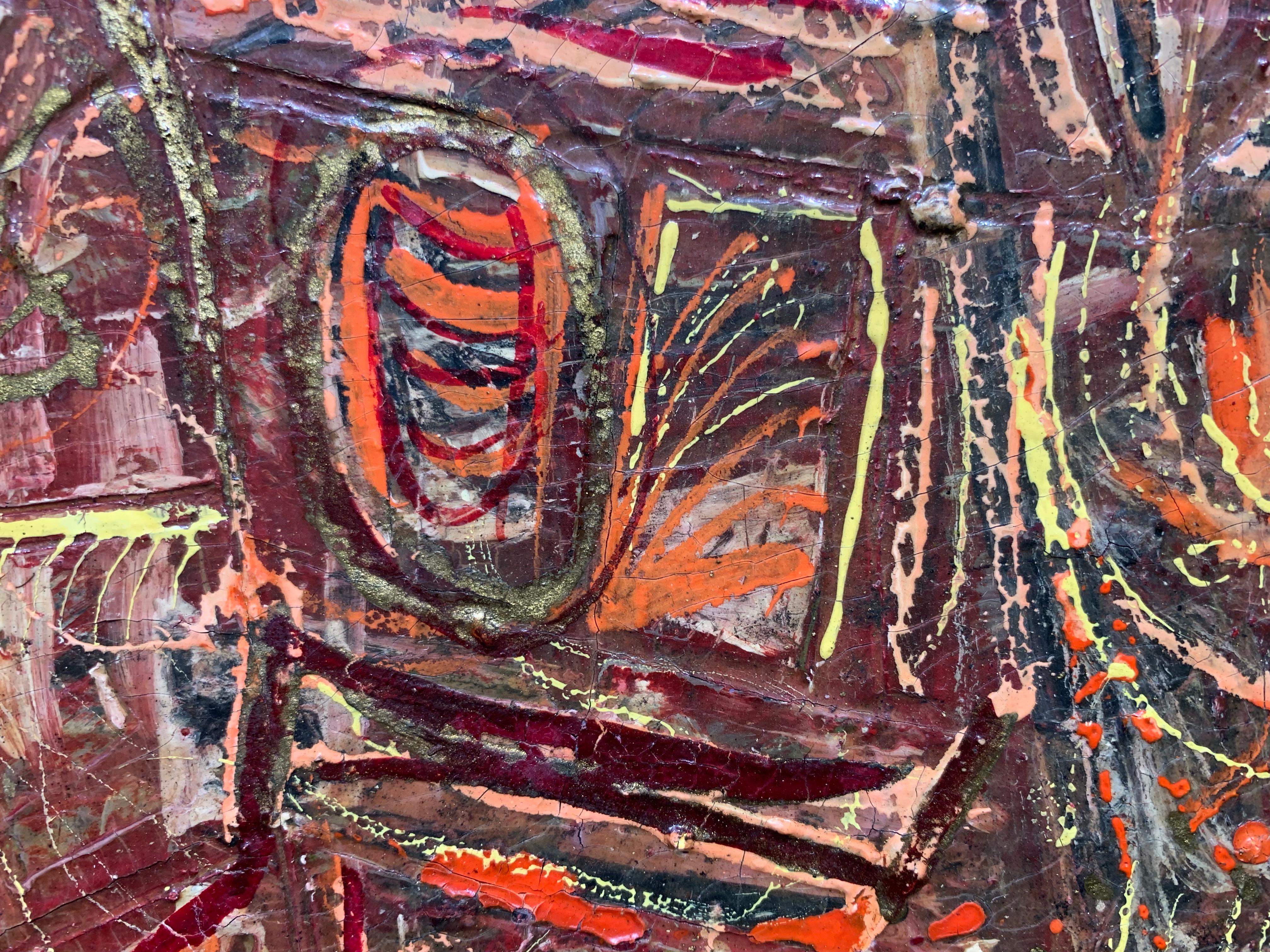 Mid-century Modern Abstract Expressionist Painting 2