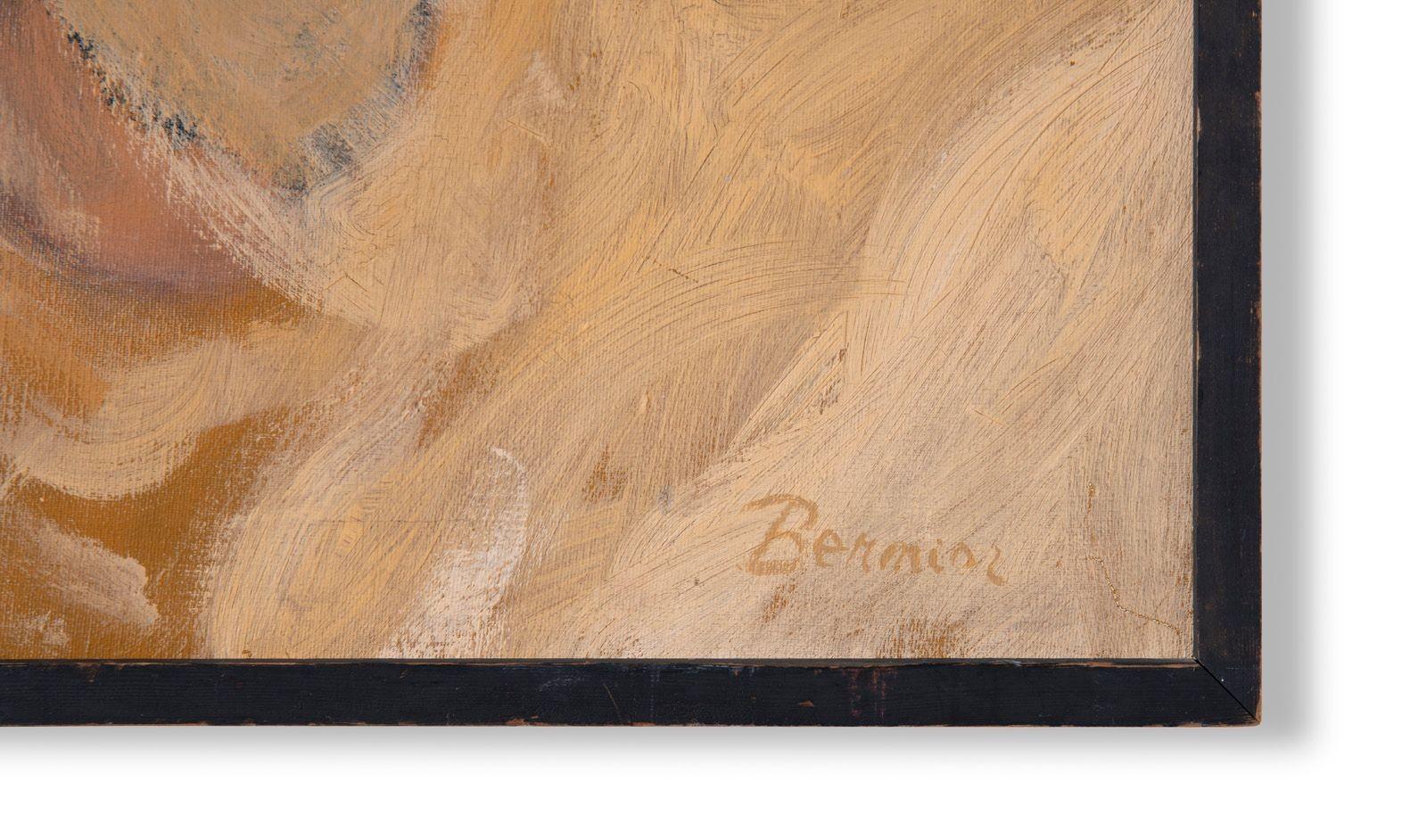 A Monumental Abstract Masterpiece with a Storied Past
This striking large-scale abstract expressionist painting carries with it a remarkable history. In the 1960s, a dedicated Texas art teacher—who also taught classes at the Dallas Museum of