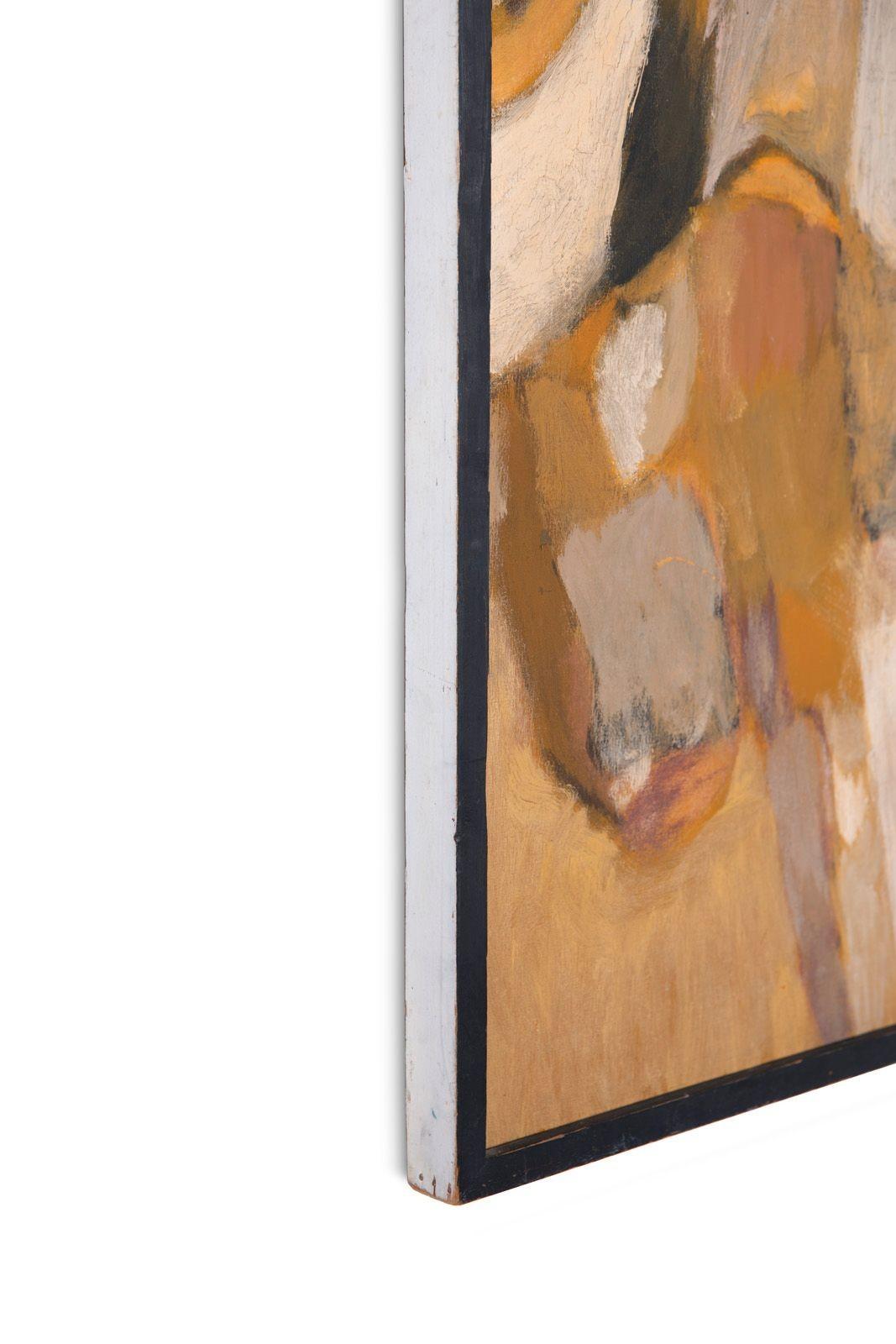 Mid Century Modern Abstract Expressionist Painting from Dallas Museum of Art XL For Sale 3