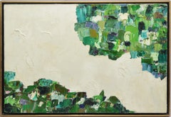 Mid Century Modern Abstract Expressionist Vintage Nature Oil Painting