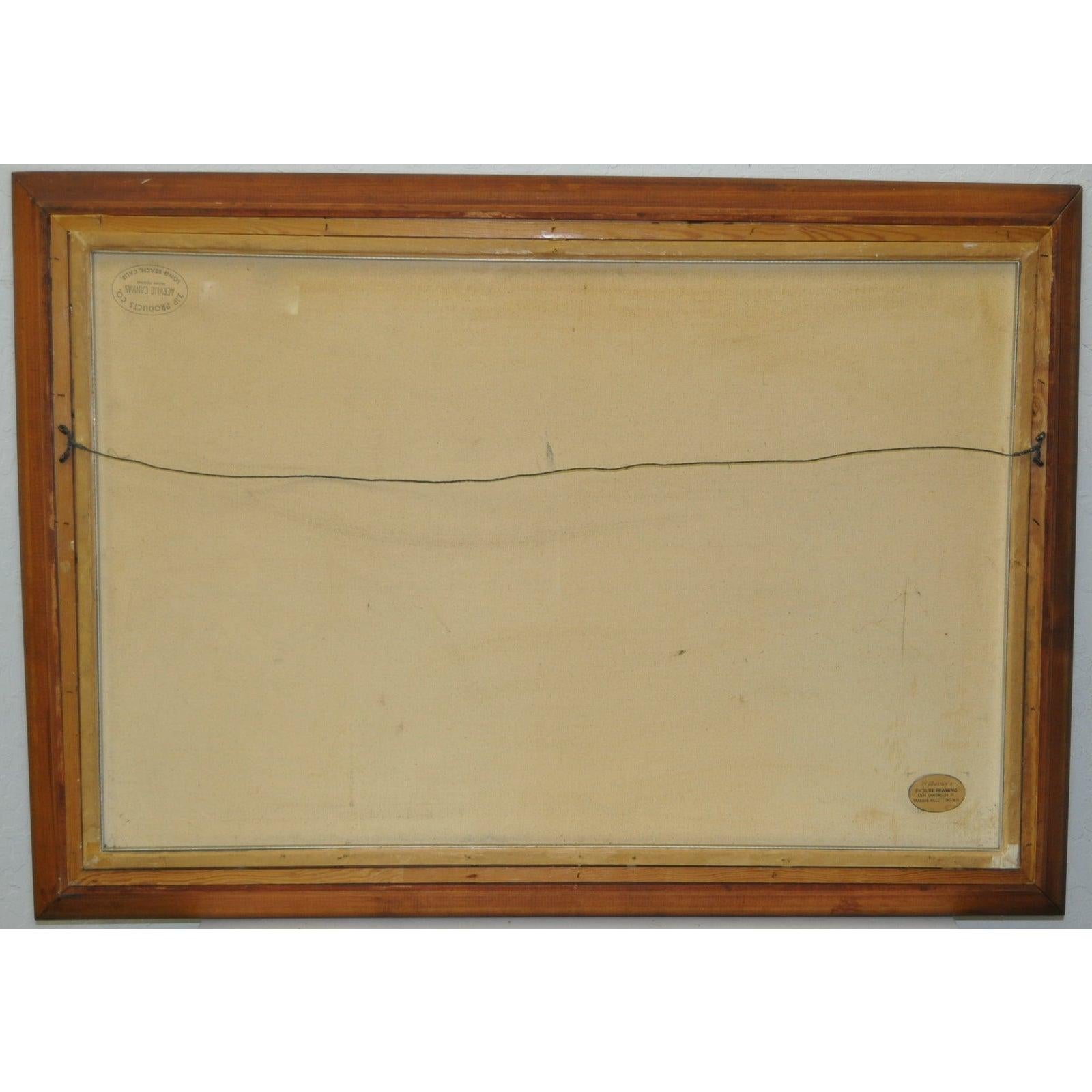 Quadro cubista della metà del secolo scorso con figure di bambini di Spurlock, 1950 ca. in vendita 1