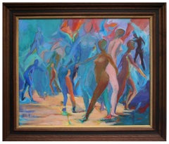 Mid-Century Modern Dancers Figurative Abstract, Bay Area Figurative School 1960s