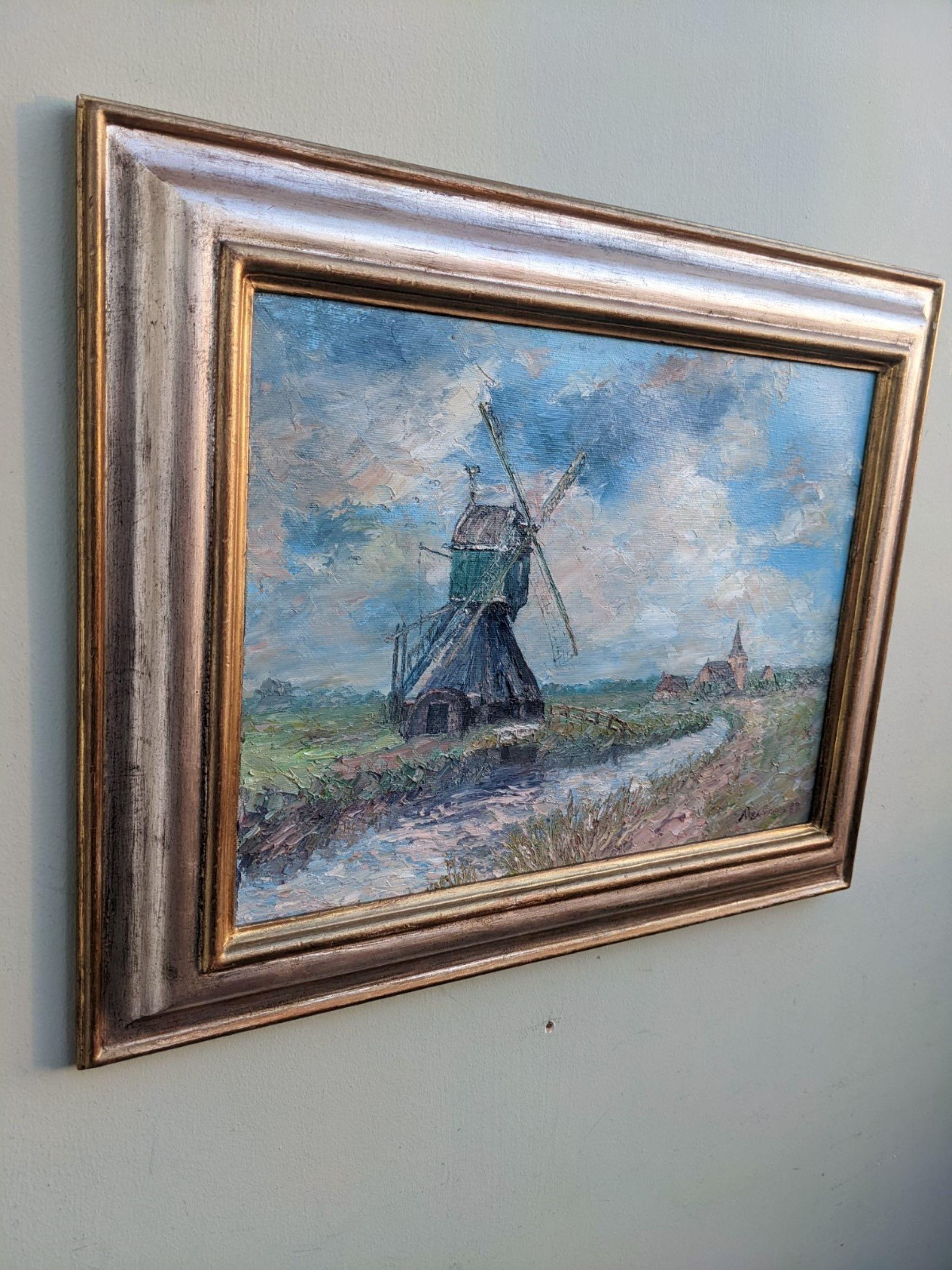 Paisaje holandés moderno de mediados de siglo 