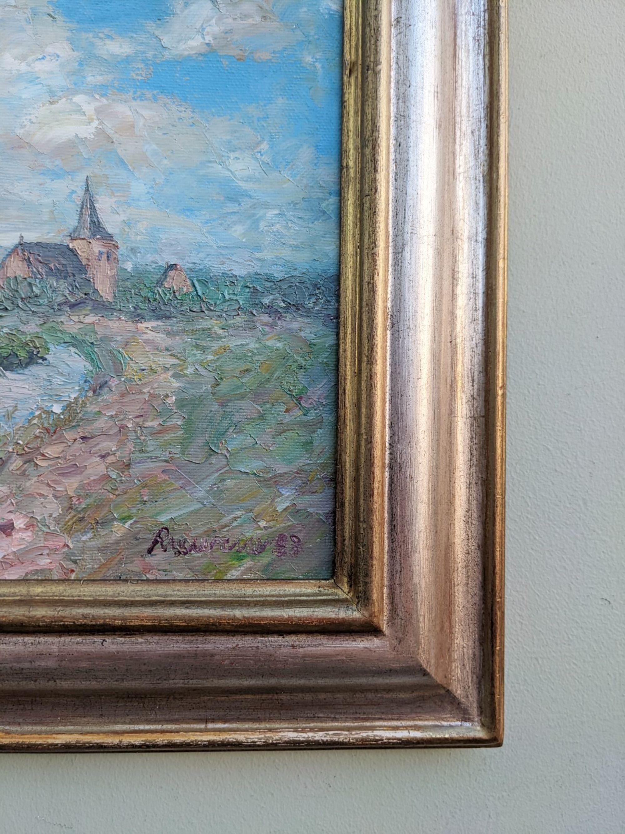 Paisaje holandés moderno de mediados de siglo 
