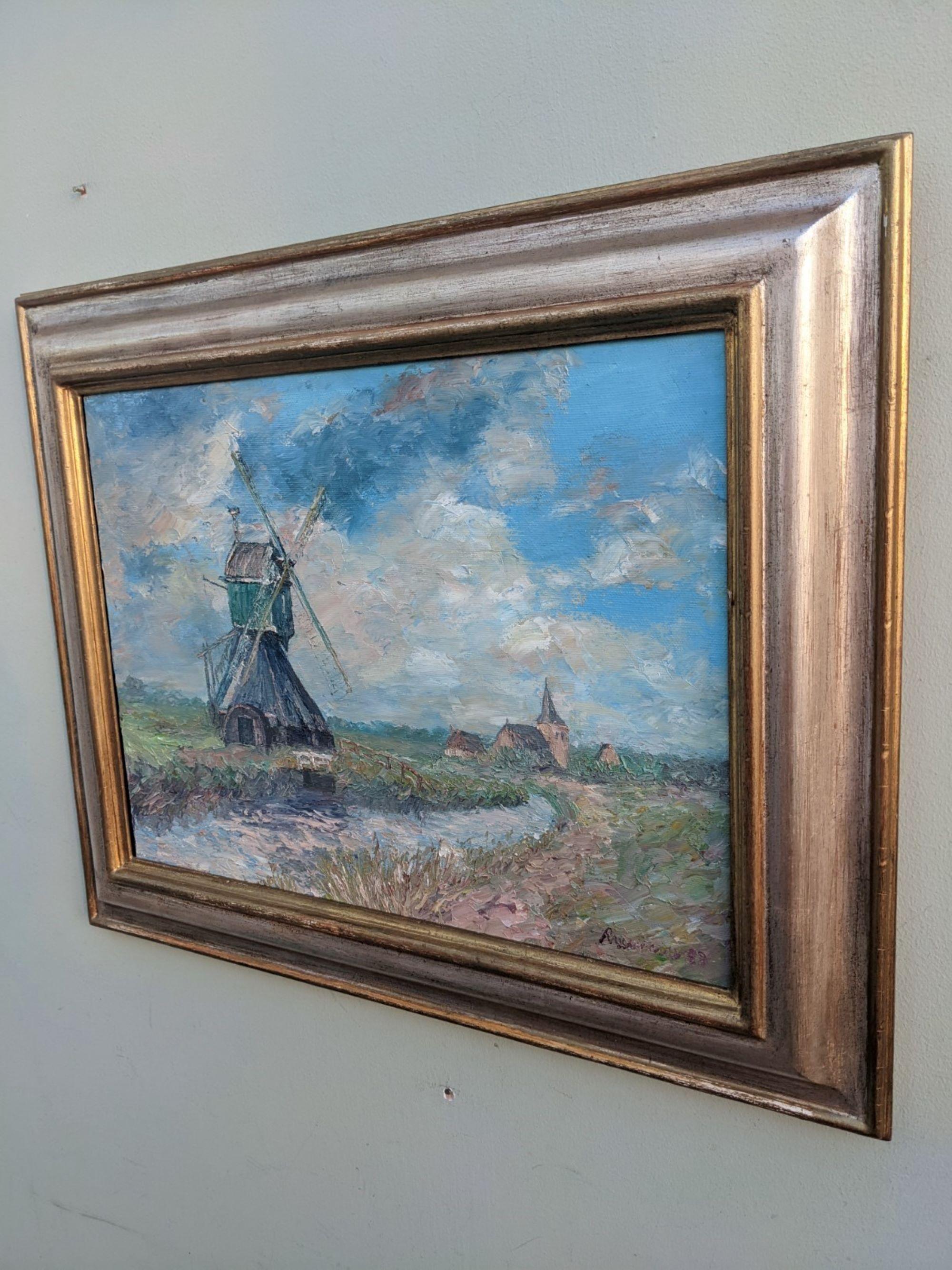 Paisaje holandés moderno de mediados de siglo 