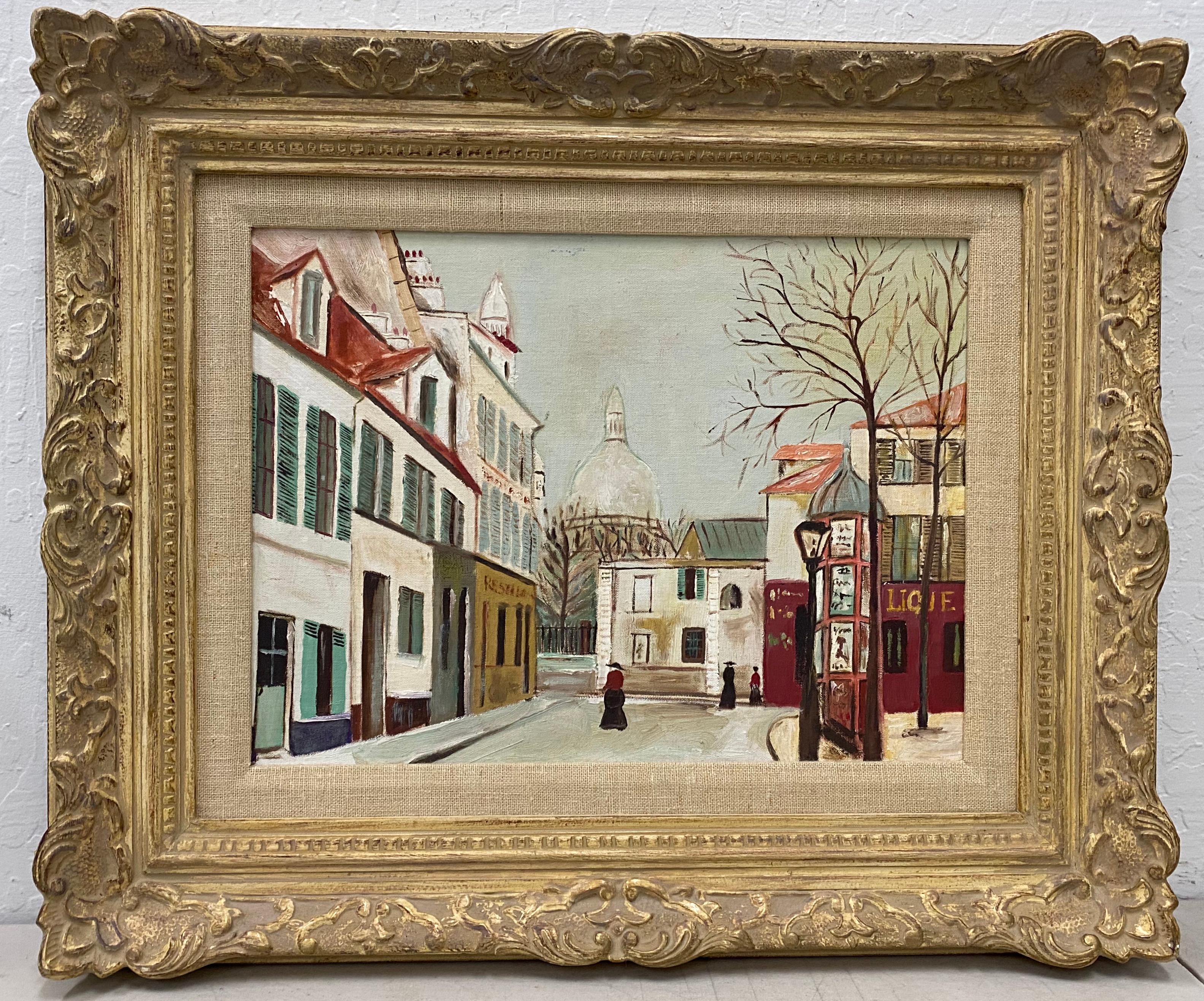 Mid Century Modern European School Painting C.1958

Original oil painting on canvas board

Dimensions 16" wide x 12" high

The frame measures 23.5" wide x 19.5" high

The notes on the back indicate the painting is by Stromberg and is done after a