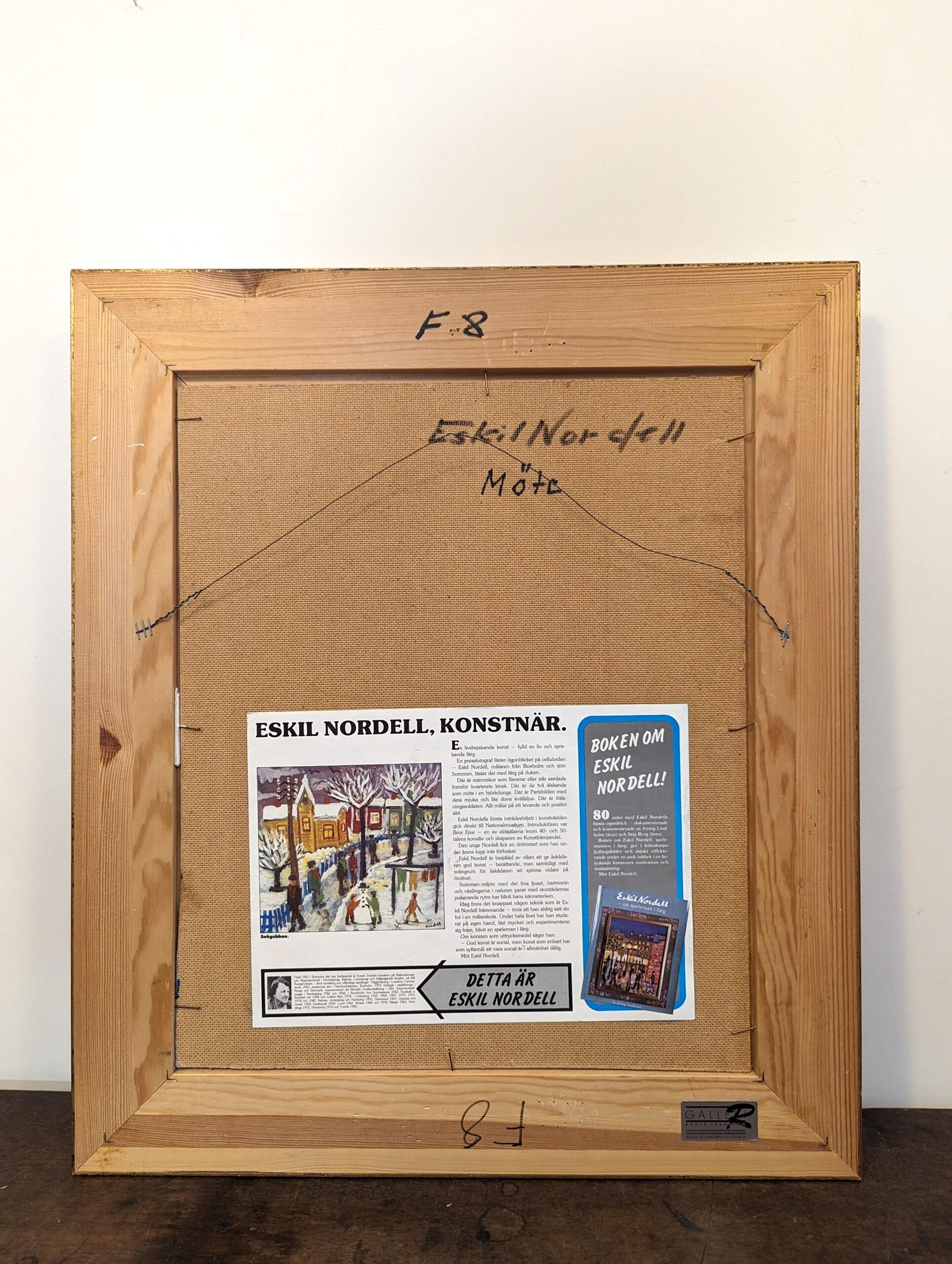 Peinture à l'huile encadrée The Moderns Modern Scene Street Expressive - Crossing Paths 9