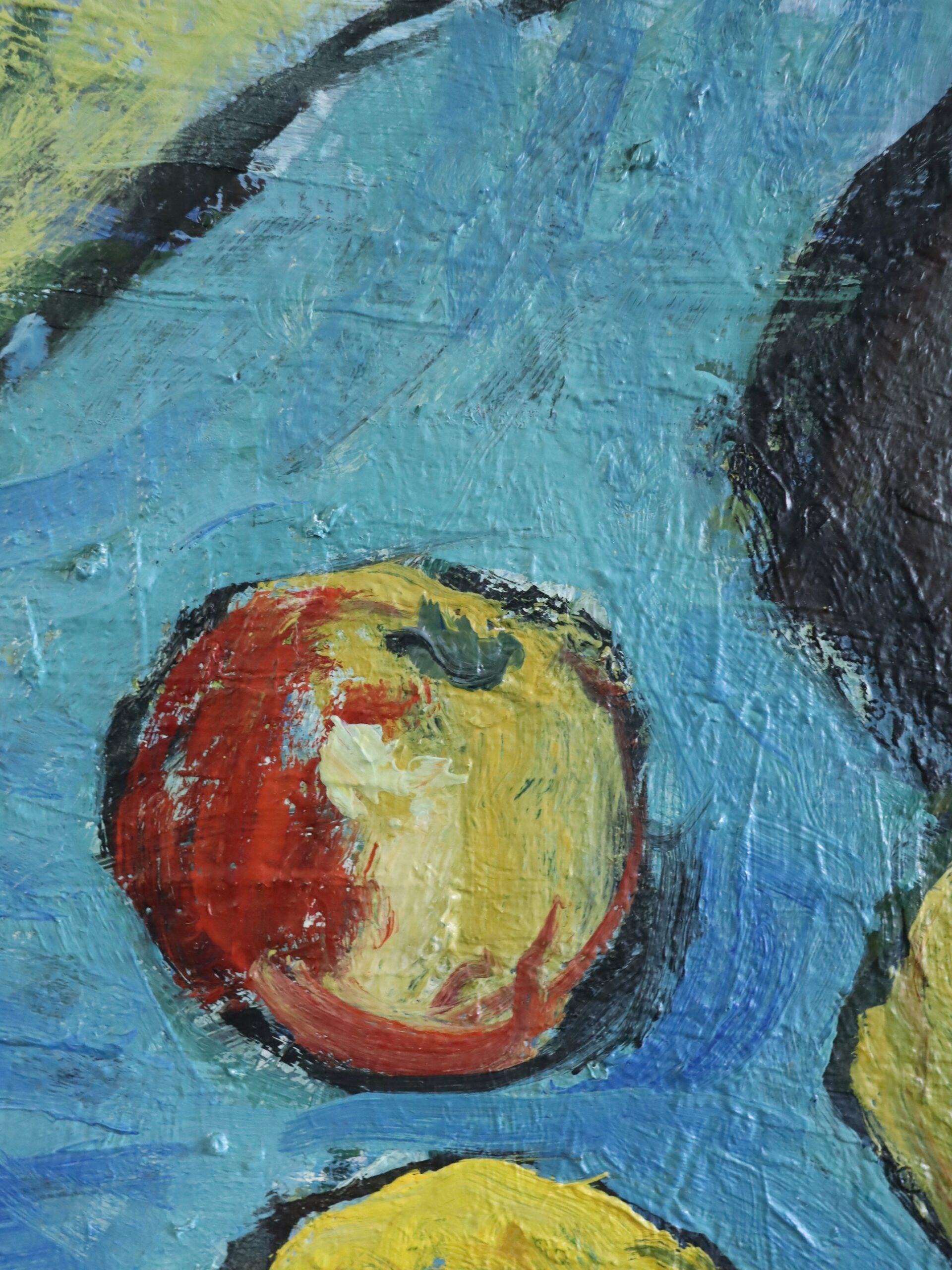 Nature morte suédoise expressive du milieu du siècle dernier - Lemon & Literature en vente 6