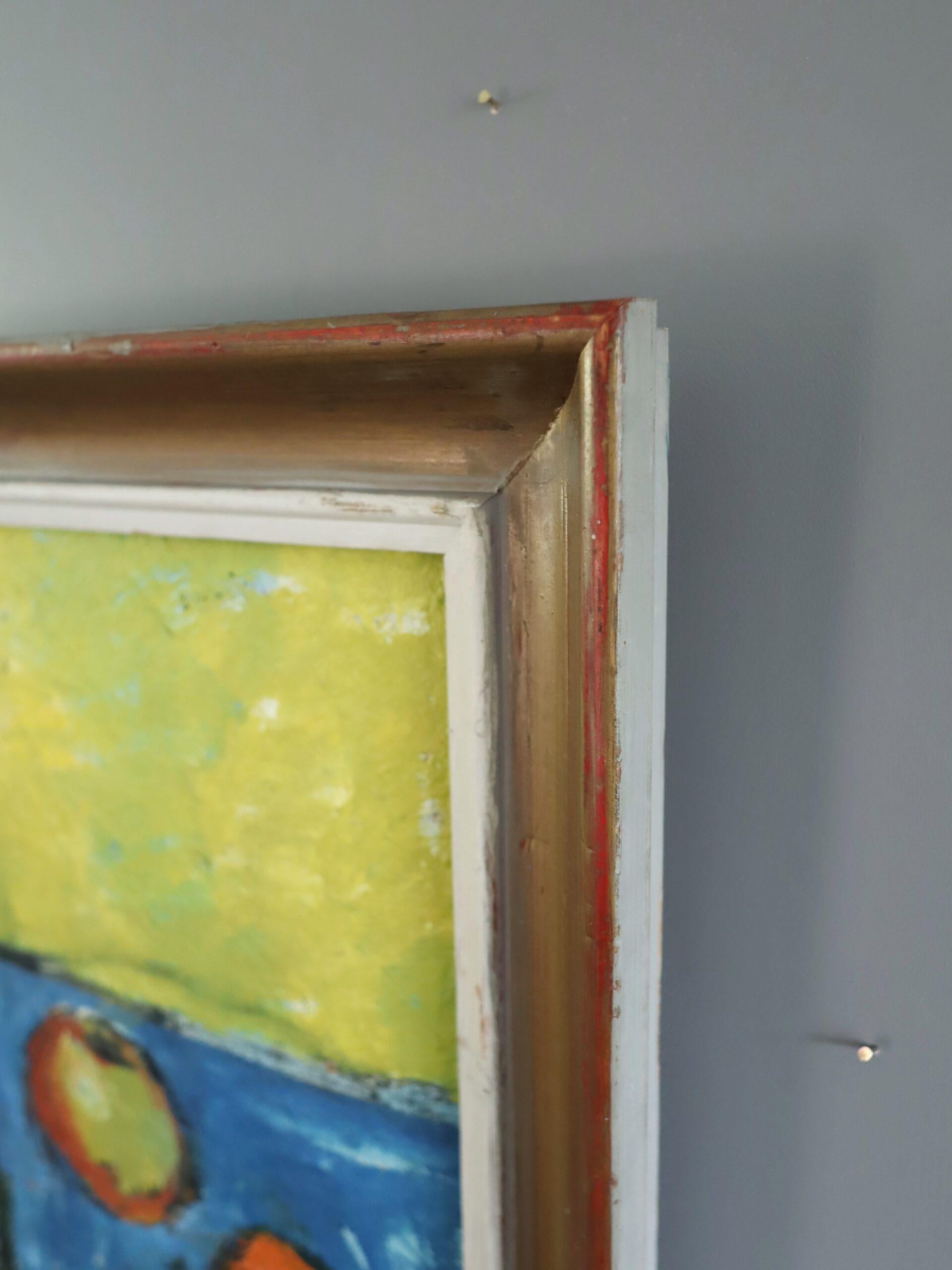 Nature morte suédoise expressive du milieu du siècle dernier - Lemon & Literature en vente 2