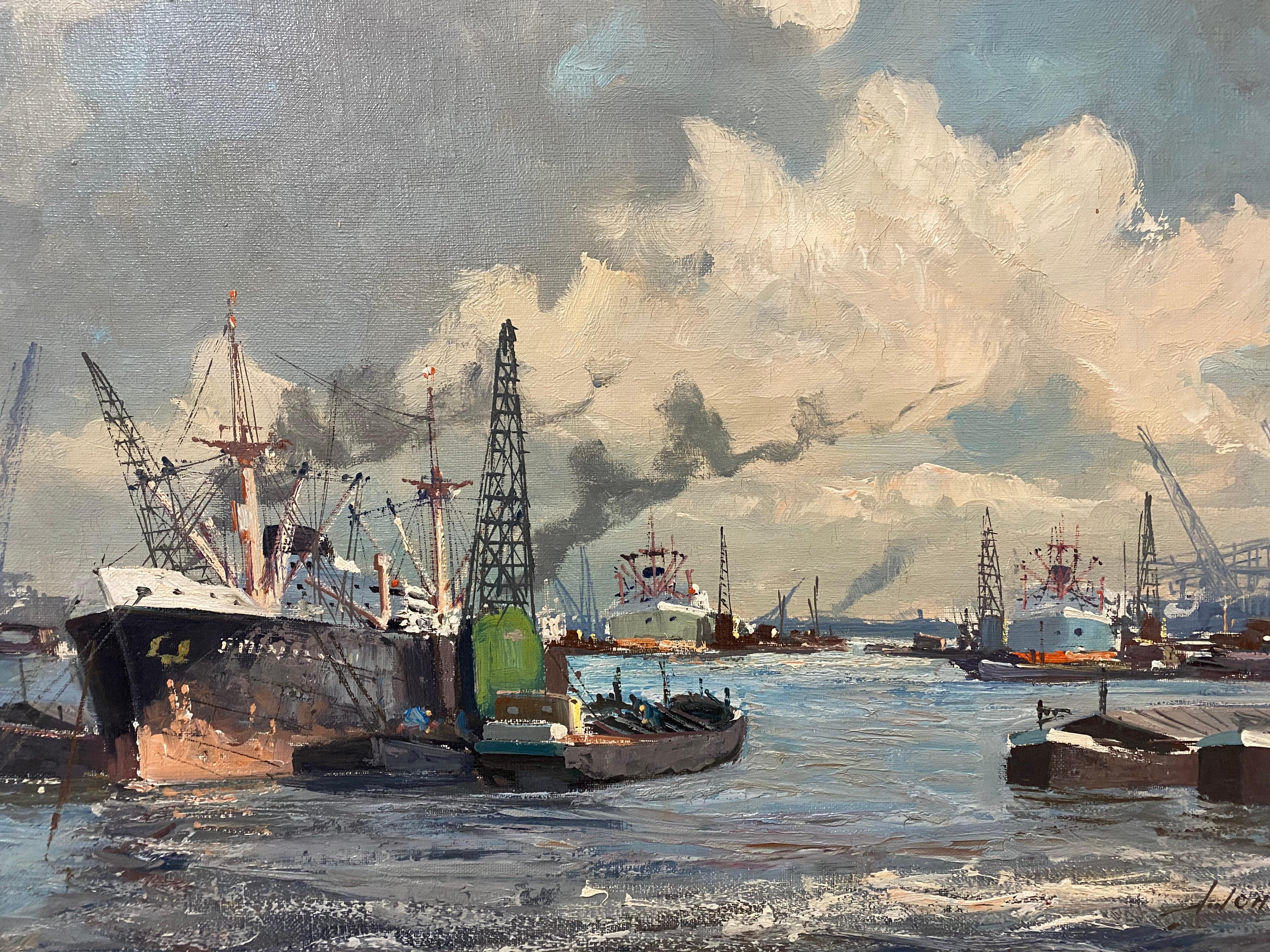 modern ship painting