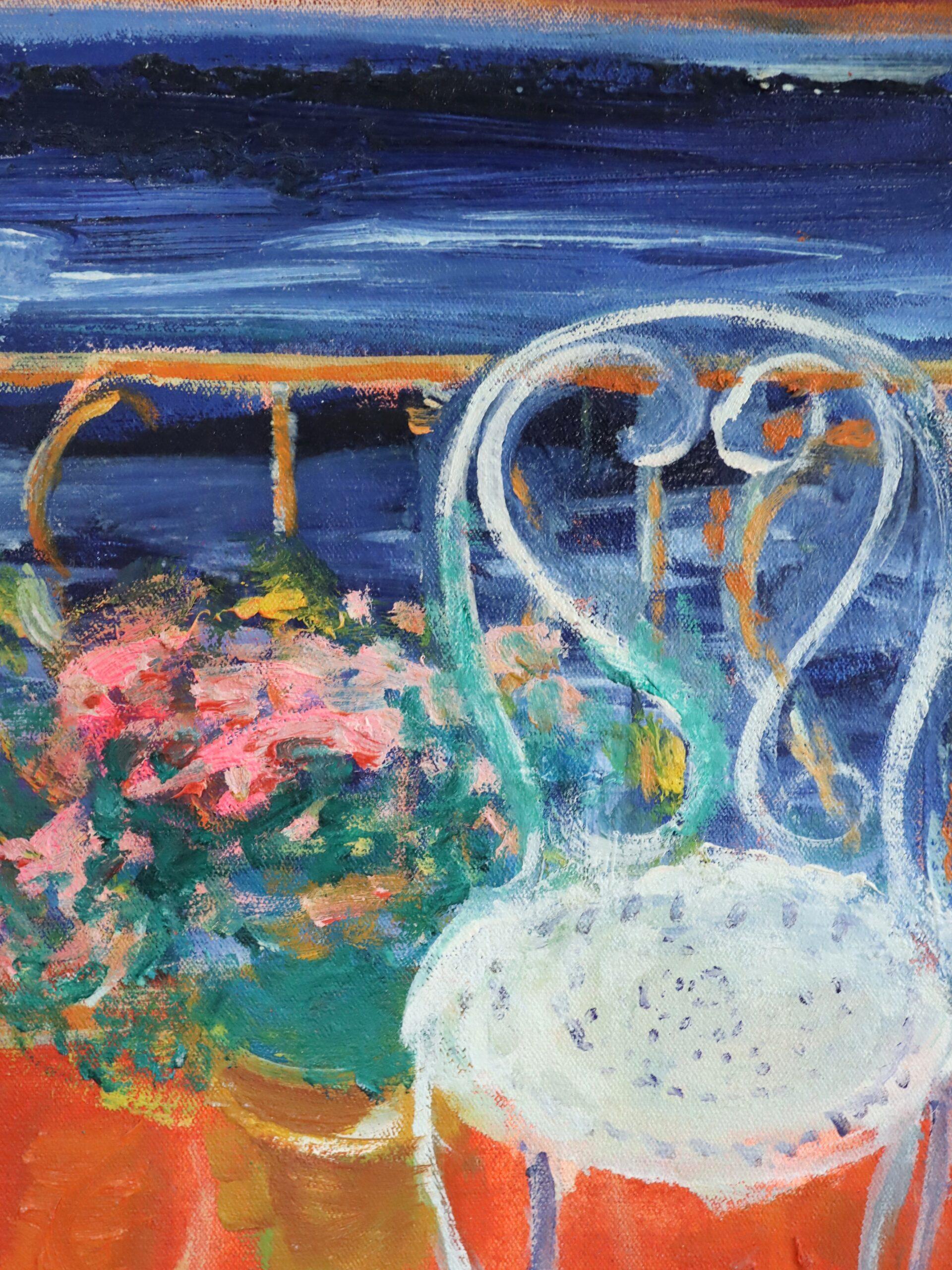 Nature morte suédoise du milieu du siècle - Balcon ensoleillé en vente 5