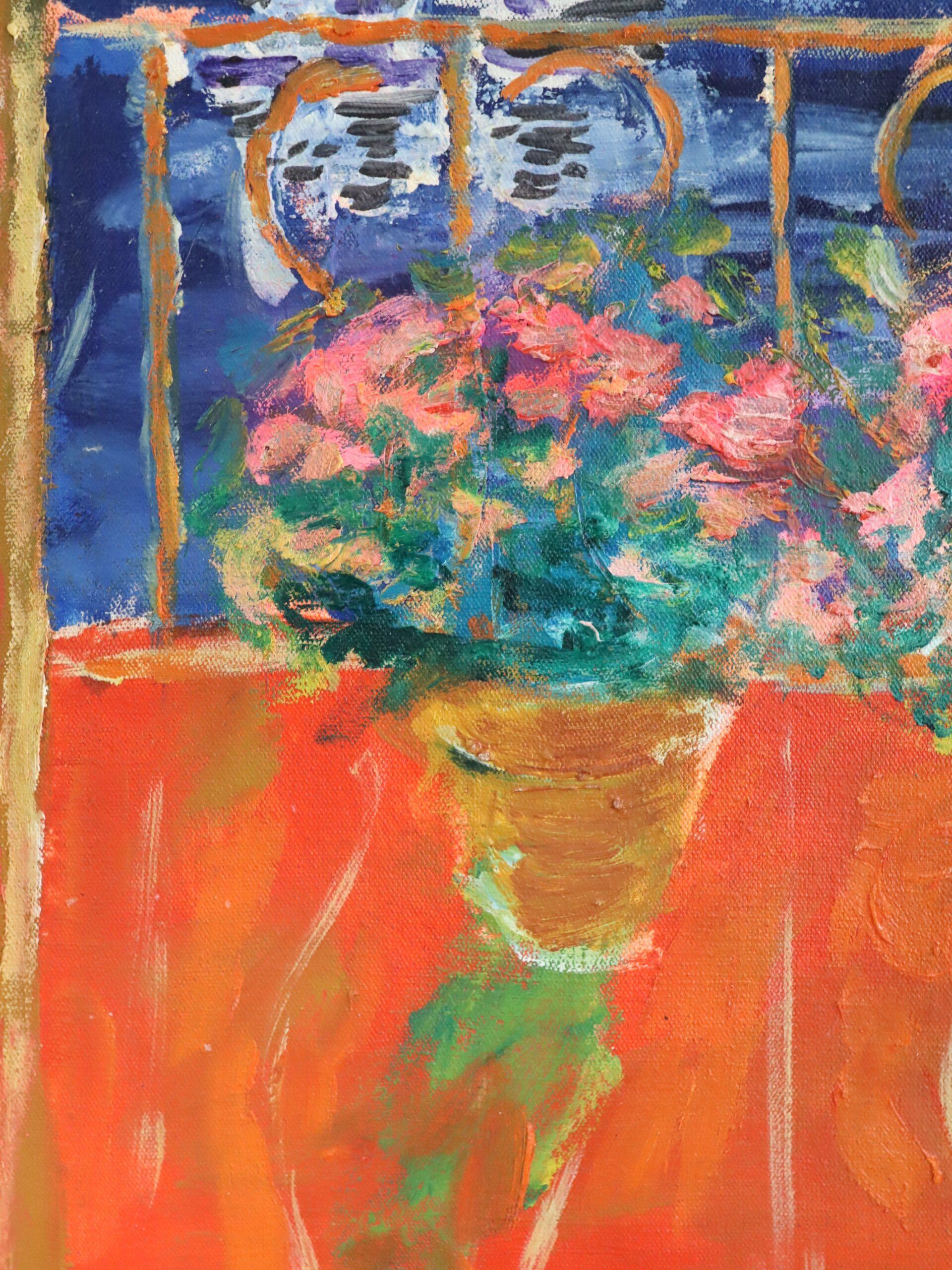 Nature morte suédoise du milieu du siècle - Balcon ensoleillé en vente 4