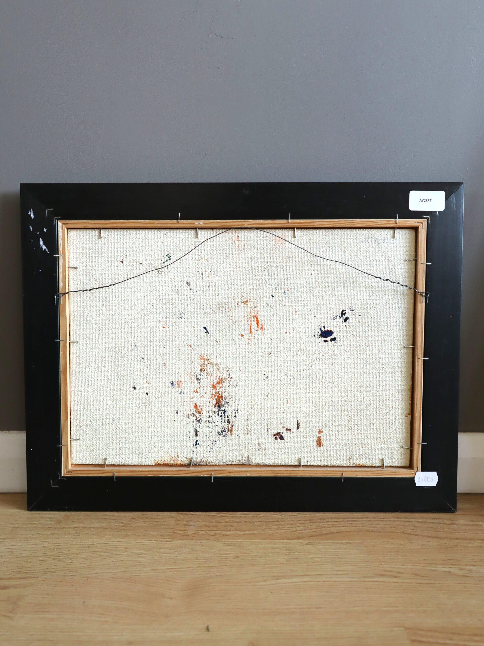 Peinture à l'huile de nature morte suédoise expressive de style The Moderns - Zest en vente 6