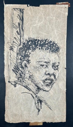 Retrato de mujer negra de mediados de siglo