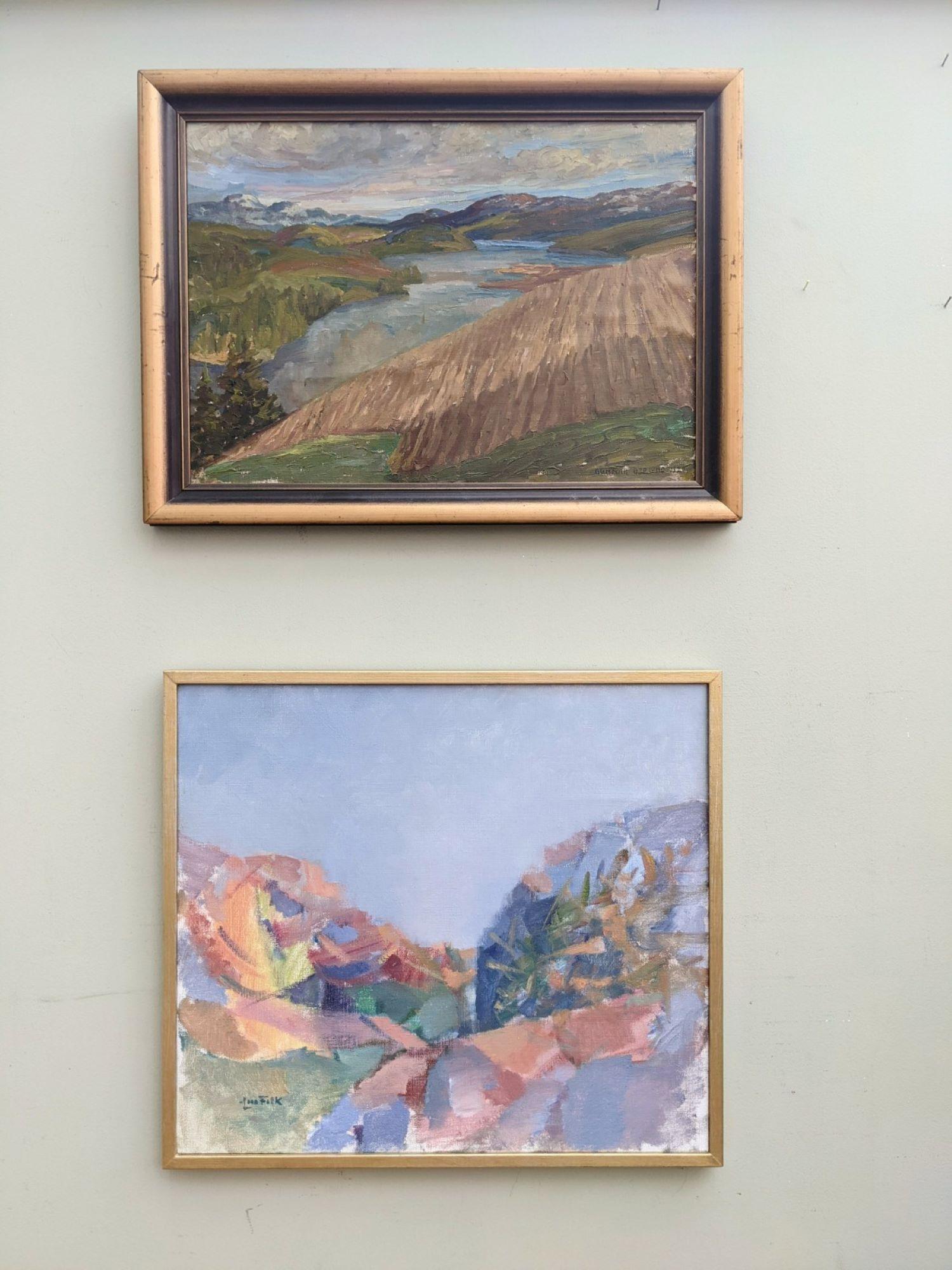 Mid-Century Semi-Abstract Swedish 