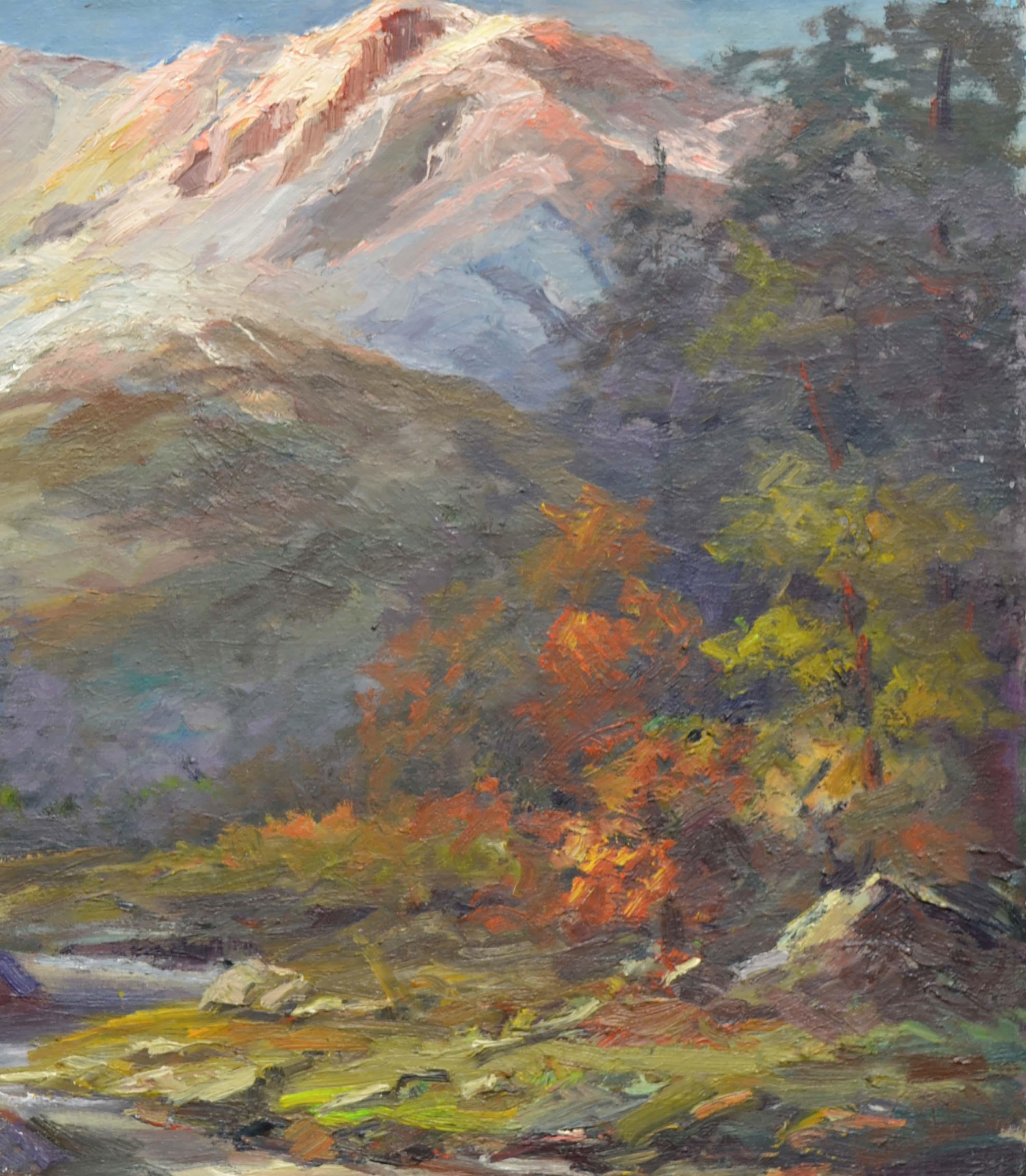 Paysage californien de la Sierra Mountain du milieu du siècle dernier en vente 1