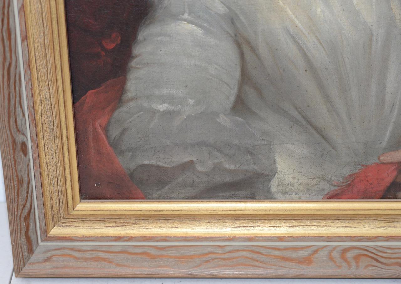 Portrait d'une jeune femme élégante du milieu et de la fin du XIXe siècle - Impressionnisme Painting par Unknown