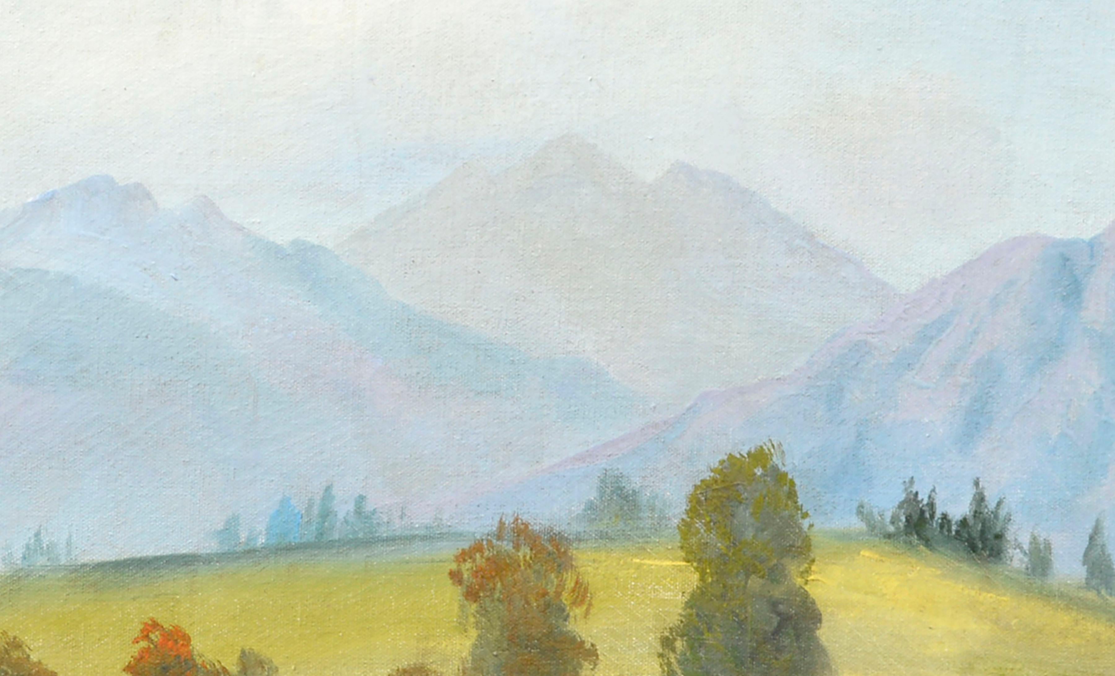 Midcentury Eastern Sierra Mountains Landscape For Sale 1