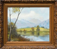 Midcentury Eastern Sierra Mountains Landscape