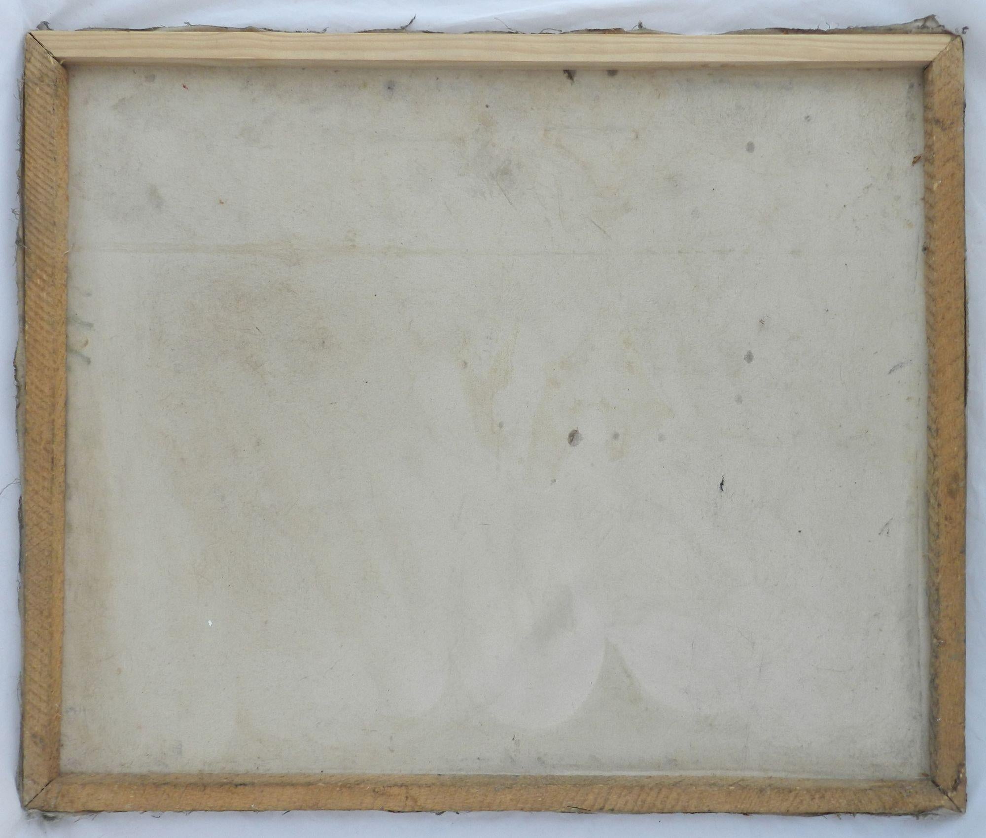 Pintura de mediados de siglo de Sergo French African Harvest en venta 8