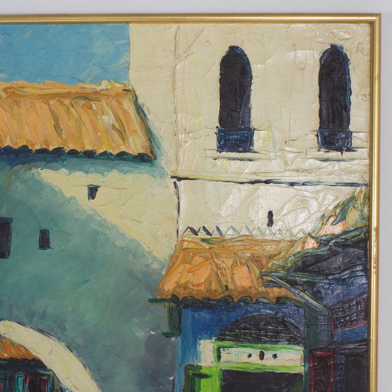 Peinture de bâtiment du Moyen-Orient - Painting de Unknown