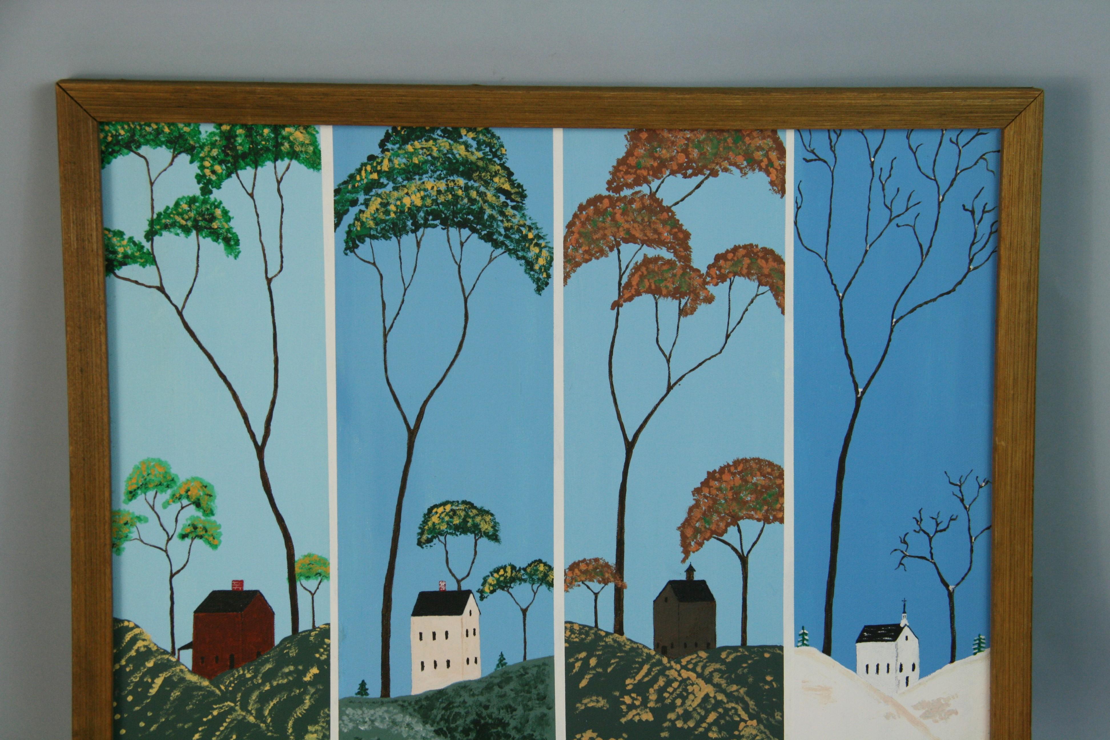 Modern American Landscape  The Four Seasons For Sale 1