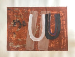 Modern British 20th Century Colourful Abstract Painting - Geometric shapes