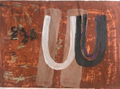 Pittura astratta colorata Modern British del XX secolo - Forme geometriche