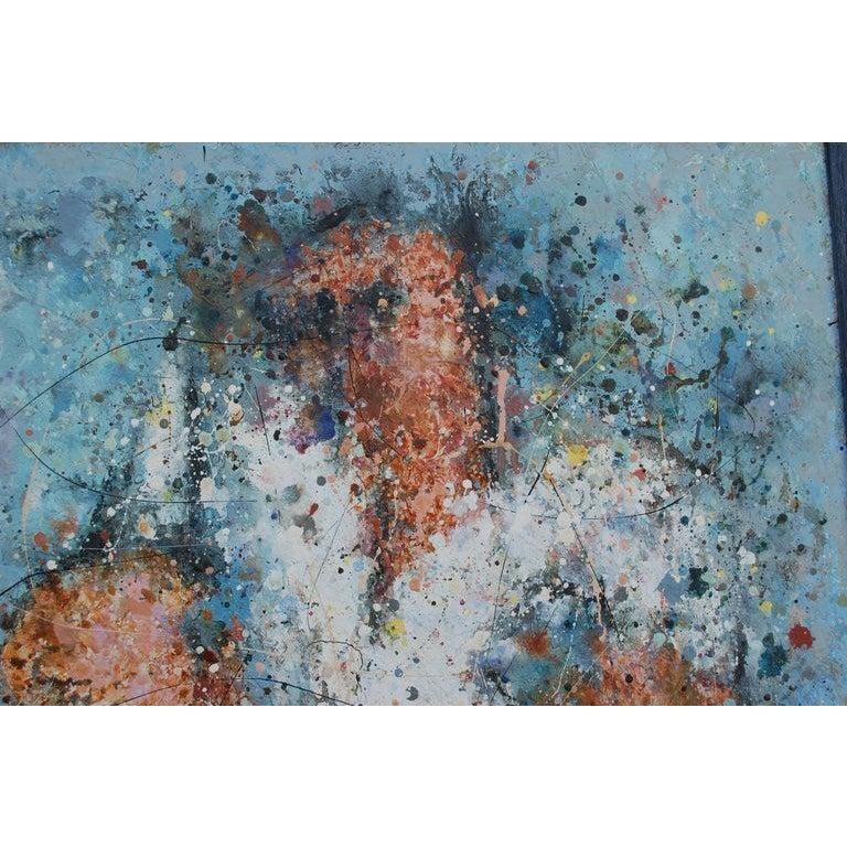 Modern Drip Abstract Composition For Sale 1