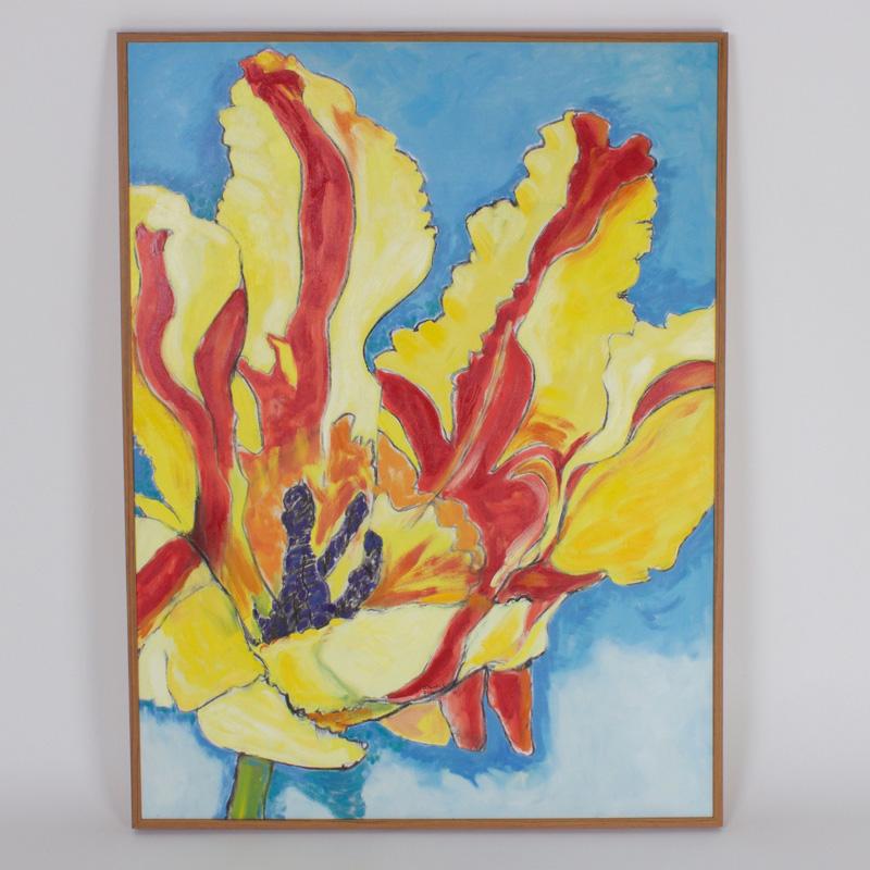 Unknown Still-Life Painting - Modern Floral Oil Painting