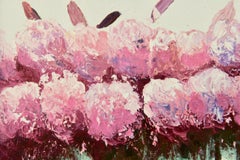 Modern Impressionist Hydrangea Flower Oil Painting by P.Russo