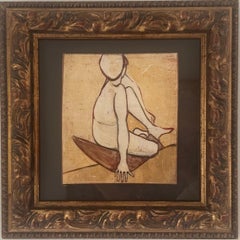 Modern Nude Body Cubistic Inspired Painting