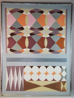 Modern Oversized Geometric Abstract Oil Painting